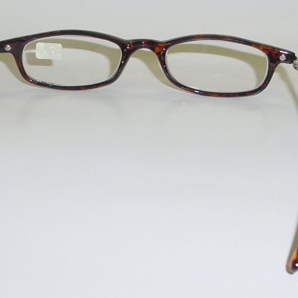 NWT True Vintage 90's Small Rectangle Half Frame Reading Glasses +1.25 - 3.00 - Picture 3 of 5